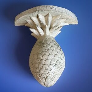 Decorative Pineapple Wall Corbel Shelf Plaster Vintage Hospitality 12 X 11